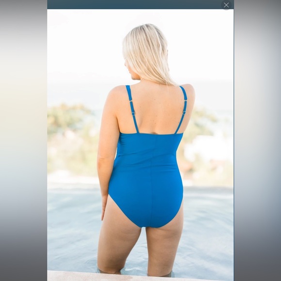 One piece bathing suit NWOT size L - Picture 2 of 3